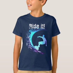 Camiseta Estilo de Grafite de Surfer 
