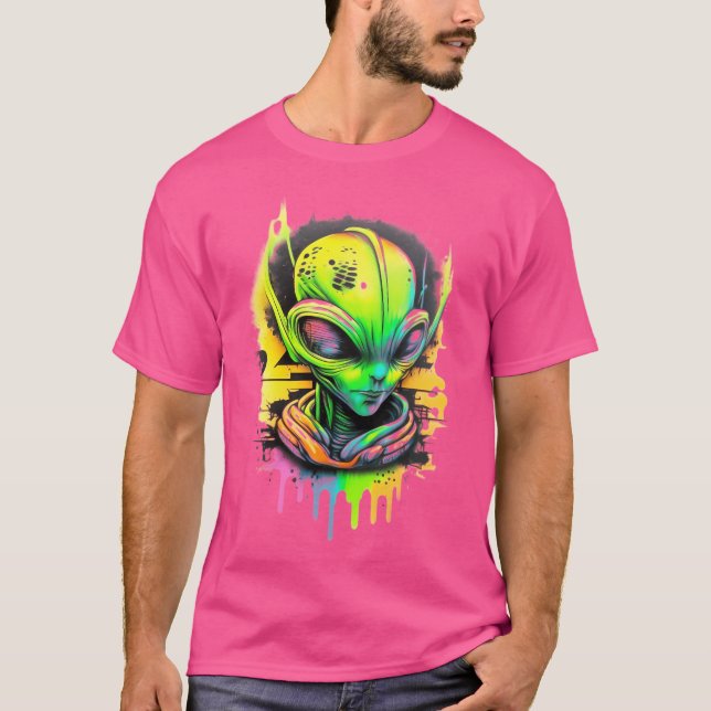 Camiseta Estilo De Grafite Fora Deste Mundo (Frente)