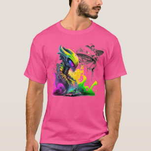 Camiseta Estilo De Grafite Fora Deste Mundo