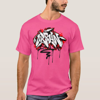 Camiseta Estilo de Grafite Urbano Mulheres Homens Salto de 