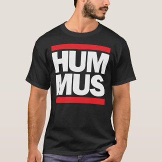 Camiseta Estilo de Hip Hop da Oldskool HUMMUS Essencial
