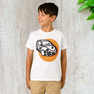 Camiseta Estilo de Hippie Cute do Carro de Potência da Flor