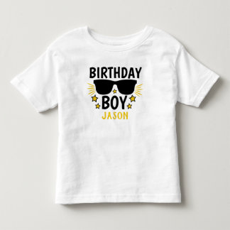 Camiseta Estilo de Hollywood Personalizado do Aniversário