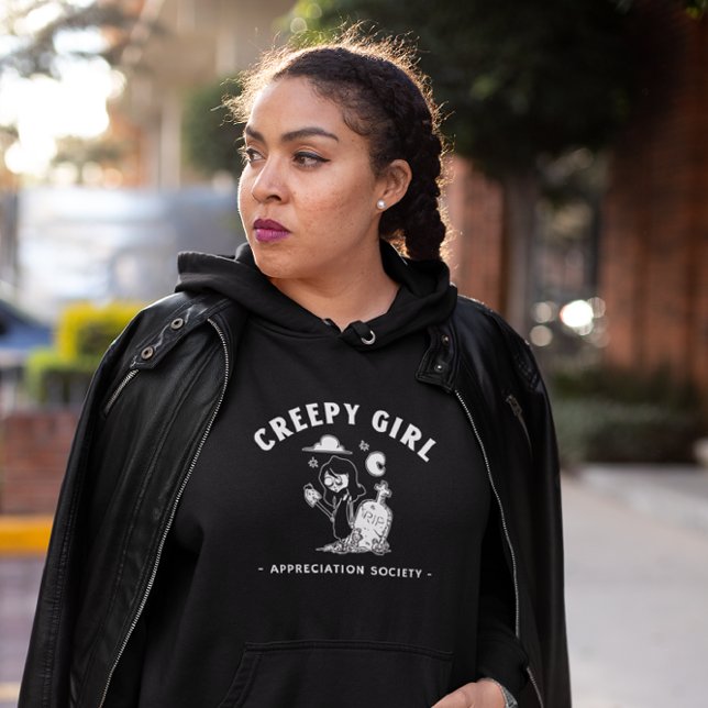 Camiseta Estilo de horror feminino assustador (Criador carregado)