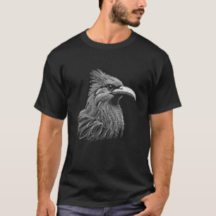 Camiseta Estilo de impressão digital - Pai Lyrebird Mãe