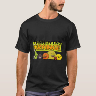 Camiseta Estilo de jogo de vídeo 8-bit laranja