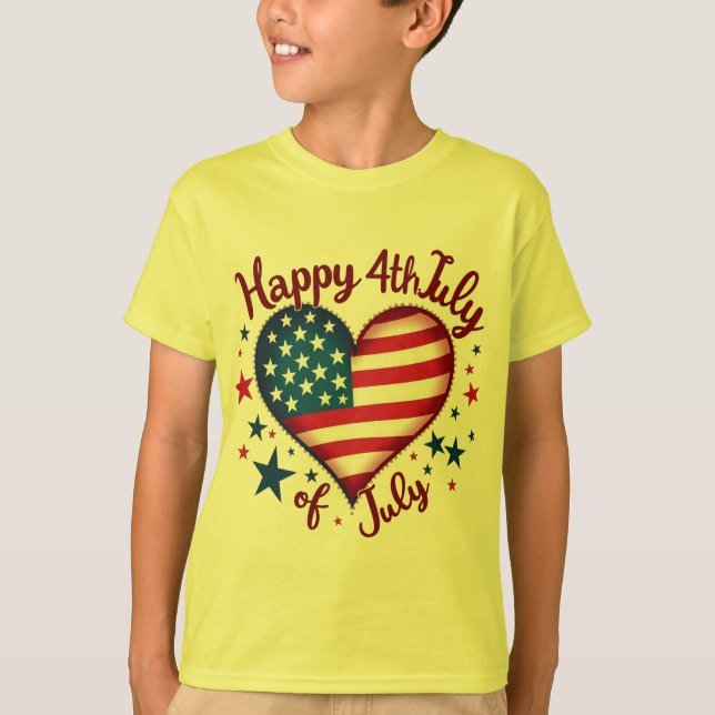 Camiseta Estilo de Liberdade: Designs de Slogan dos EUA (Frente)