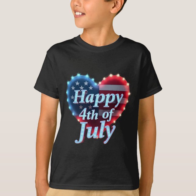 Camiseta Estilo de Liberdade: Designs de Slogan dos EUA (Frente)
