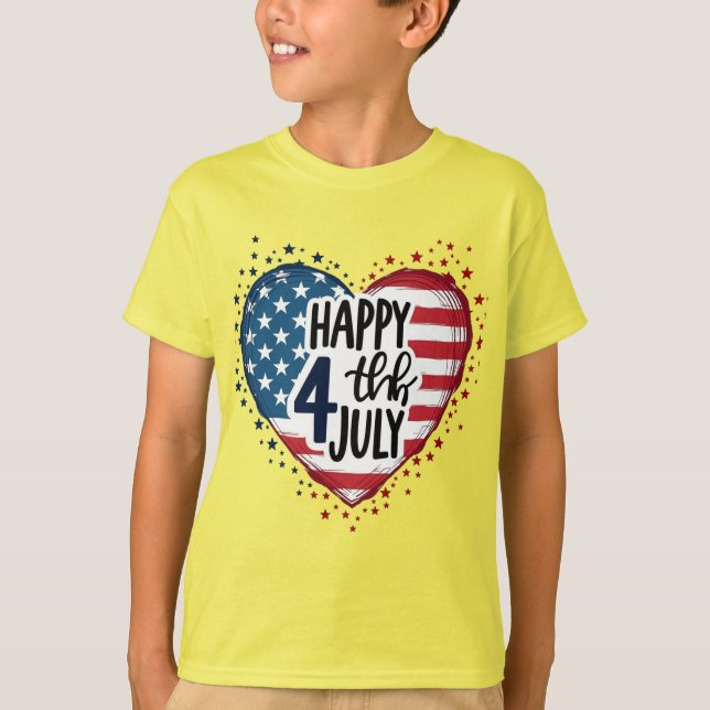 Camiseta Estilo de Liberdade: Designs de Slogan dos EUA (Frente)