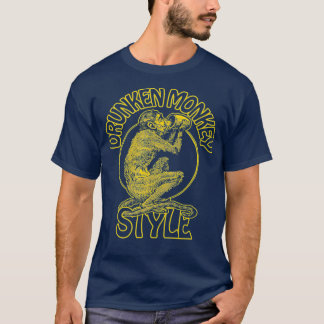 Camiseta ESTILO DE MACACO SECO KUNG FU BOXING 70s SAKE