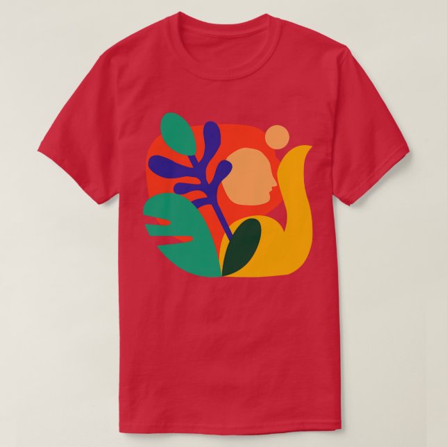 Camiseta Estilo de Matisse 25 (Frente do Design)