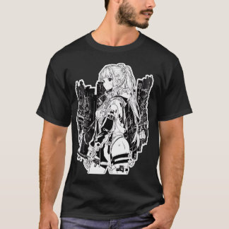Camiseta Estilo de menina Cyberpunk