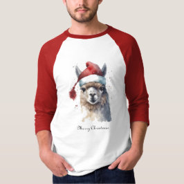 Camiseta Estilo de Natal de Casa de Campo Aconchegante