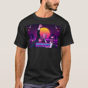 Camiseta Estilo de Onda Sintética Defiante Donald Trump