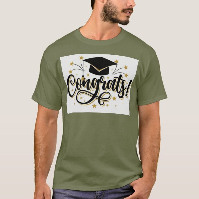Camiseta Estilo de parabéns (Frente)