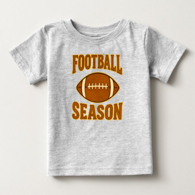 Camiseta Estilo de Patch Impresso da Época de Futebol (Frente)