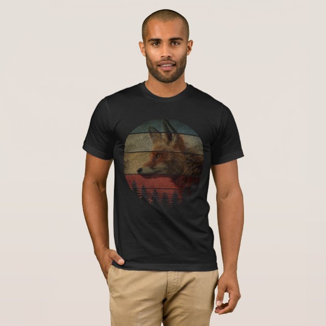 CAMISETA ESTILO DE PINTURA FOX VINTAGE (Frente Completa)