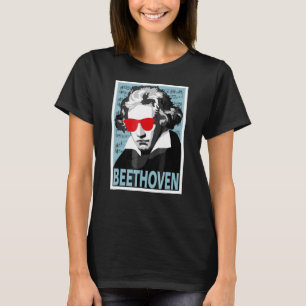 Camiseta Estilo de Poster Ludwig Van Beethoven Gráfico