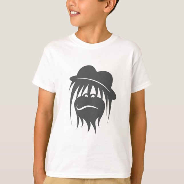 Camiseta Estilo de Primato Ativador de bonés: Macaco com Bo (Frente)