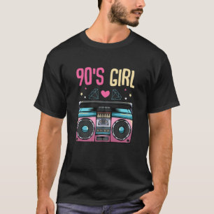 Camiseta Estilo De Rapariga 90 Retro Vintage Roupa Velha