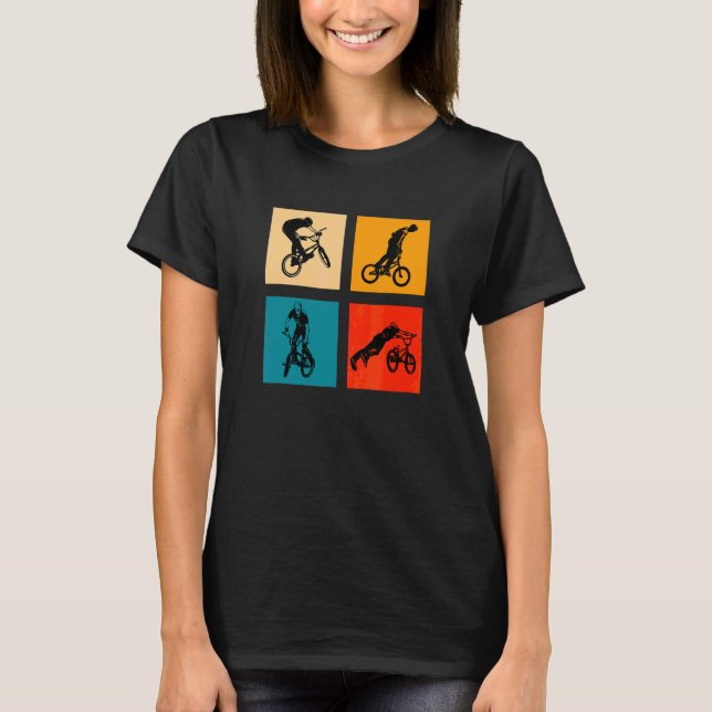 Camiseta Estilo De Retro Bmx Vintage Bmx Pop (Frente)