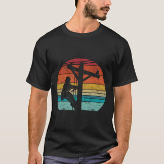 Camiseta Estilo de Retro - Cabo Elétrico