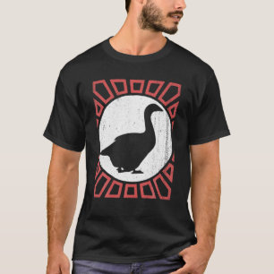 Camiseta Estilo de Retrô da Vintagem do Ganso Lover
