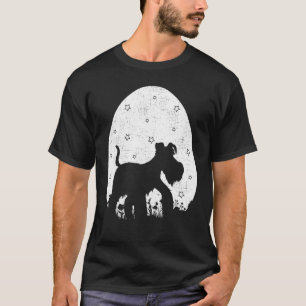 Camiseta Estilo de Retrô De Ovos De Páscoa Fox Terrier Cão