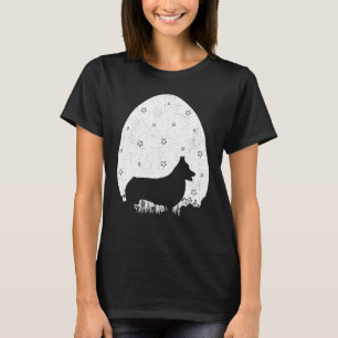 Camiseta Estilo de Retrô de Ovos de Páscoa Welsh Corgi Cães