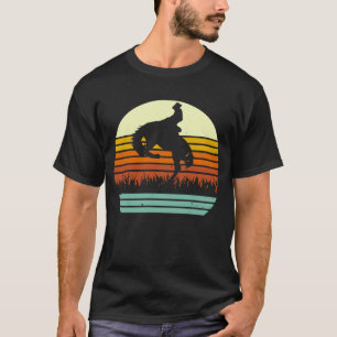 Camiseta Estilo de Retrô do Cavalo de Corte