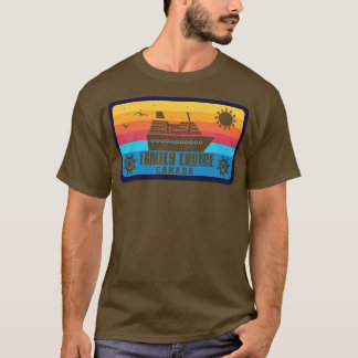 Camiseta Estilo de Retro do Family Cruise Canada
