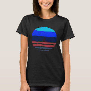 Camiseta Estilo de Retro Removendo Equipe de Barco Engraçad