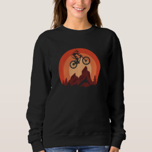 Camiseta Estilo de Retro Vintage Bicicleta de Montanha por