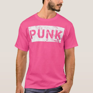 Camiseta Estilo de Rock de Vintage Simples Arte Distinta