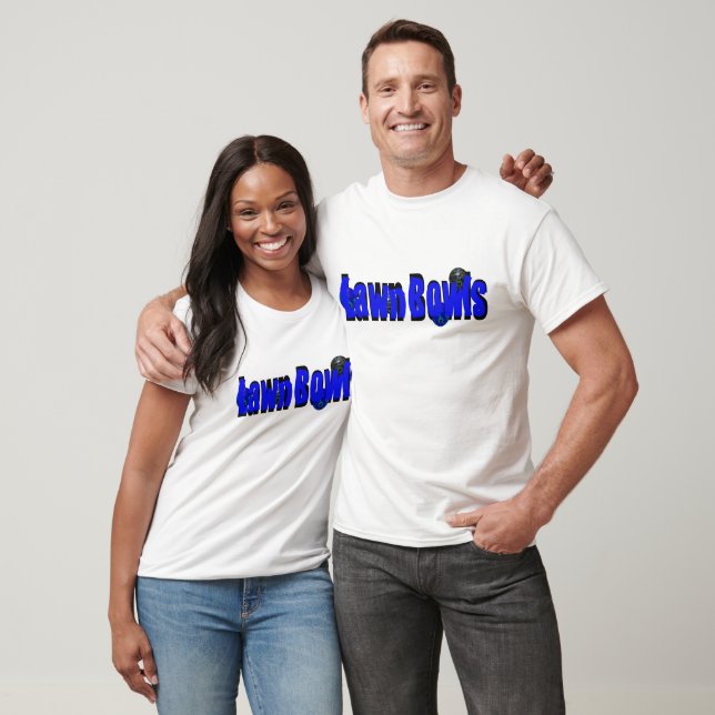 Camiseta Estilo de Rolagem: Logotipo de Lawn Dimensional (Unissex)