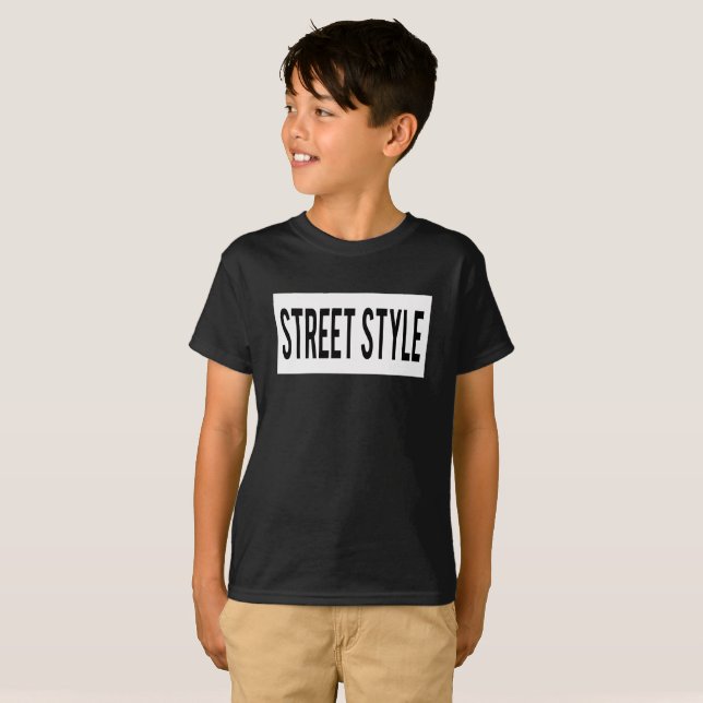 Camiseta Estilo de Rua (Frente Completa)