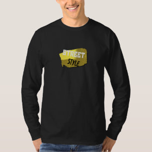 Camiseta Estilo de Rua Cidade Simples Bom Diário Diário Vis