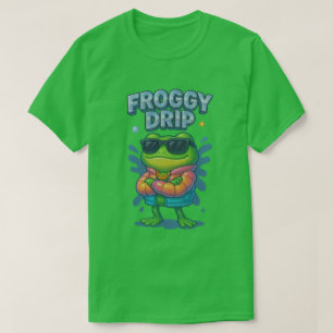 Camiseta Estilo de Sapo do Neon Streetwear de Rota Rota Ríg