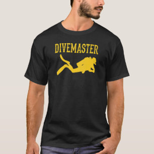 Camiseta Estilo de Sinalizador de Mergulho de Instrutor de