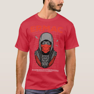 Camiseta Estilo de Streetwear Red Ninja