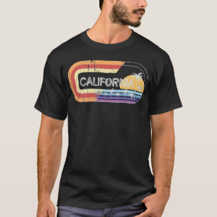 Camiseta Estilo de Streetwear Retro da Califórnia