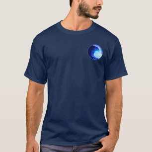 Camiseta Estilo de Surf legal Onda Azul