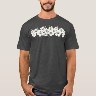 Camiseta Estilo de Surfer Vintage Floral Hibiscus Fllower R