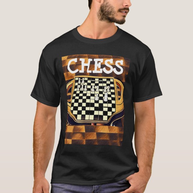 CAMISETA ESTILO DE TABULEIRO DE XADREZ (Frente)