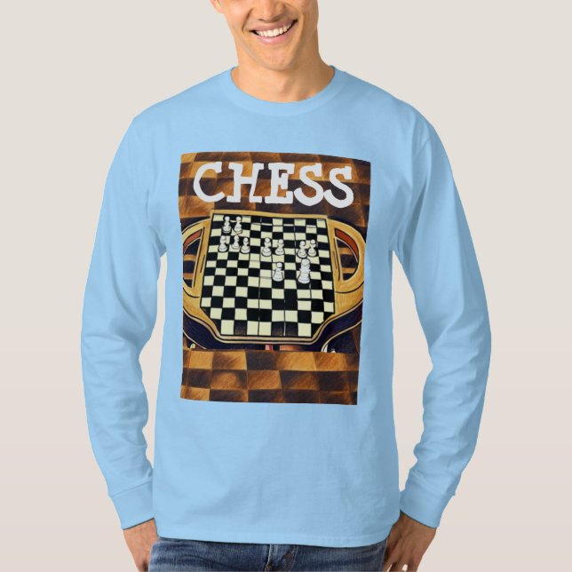CAMISETA ESTILO DE TABULEIRO DE XADREZ (Frente)