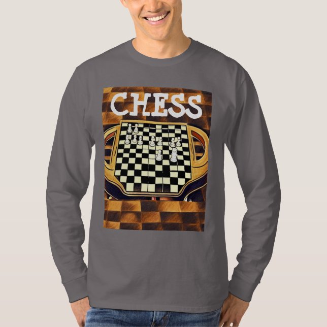 CAMISETA ESTILO DE TABULEIRO DE XADREZ (Frente)