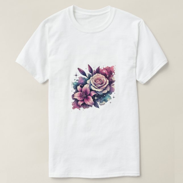 Camiseta Estilo de tatuagem. (Frente do Design)