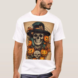Camiseta Estilo de Tatuagem Arte de Halloween: Designs Spoo