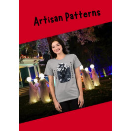 Camiseta Estilo de Tatuagem Feiticeira Luada Pumpkin