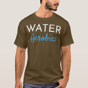 Camiseta Estilo de Texto Limpo da Aeróbica Água
